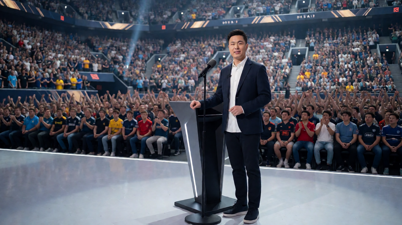 DOTA2 TI国际邀请赛电竞比赛现场